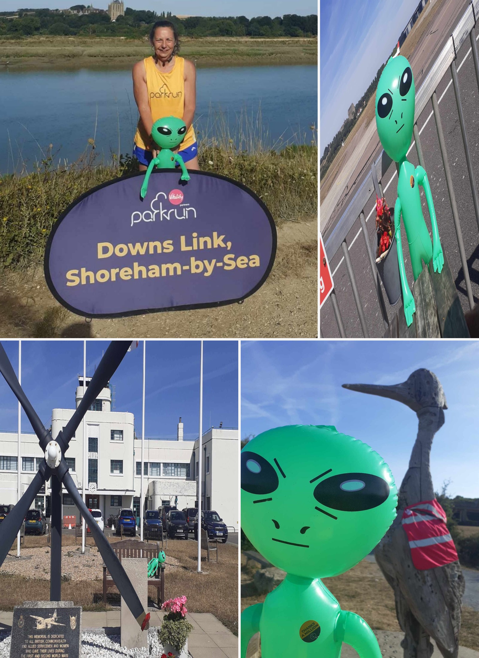 Downs Link, Shoreham-by-Sea companion montage